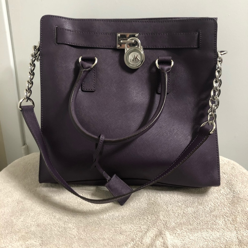 Michael Kors Purple Signature tote